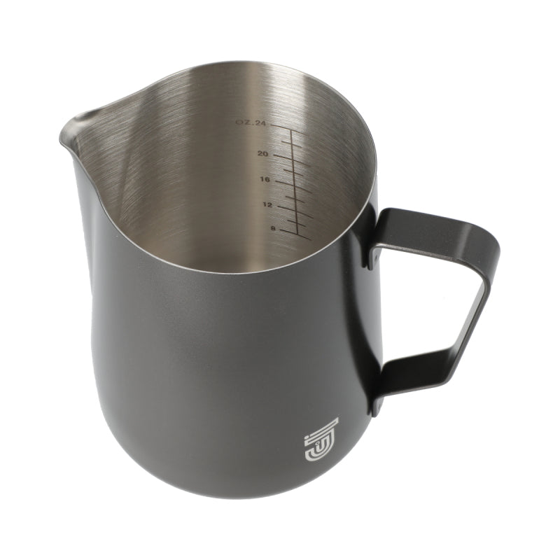 JAGUAR MILK ID S/S INTERIOR MILK FOAMING JUG - 1 LITRE BLACK
