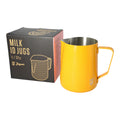 JAGUAR MILK ID S/S INTERIOR MILK FOAMING JUG - 1 LITRE YELLOW