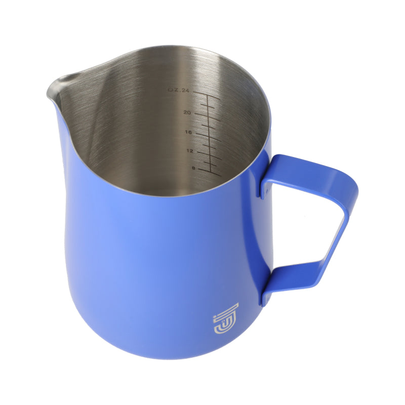 JAGUAR MILK ID S/S INTERIOR MILK FOAMING JUG - 1 LITRE BLUE