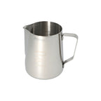 JAGUAR NAMED MILK FOAMING JUG WITH ETCHED VOLUME MEASURES - 1 LITRE 'OAT'