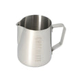 JAGUAR NAMED MILK FOAMING JUG WITH ETCHED VOLUME MEASURES - 1 LITRE 'CHOCOLATE'