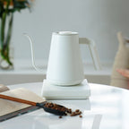 TIMEMORE FISH SMART PRO ELECTRIC POUR OVER KETTLE - WHITE 900ML
