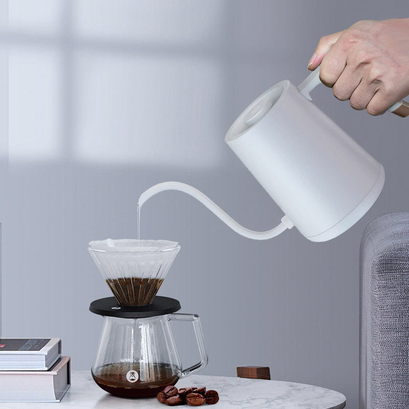 TIMEMORE FISH SMART ELECTRIC POUR OVER KETTLE - WHITE 600ML