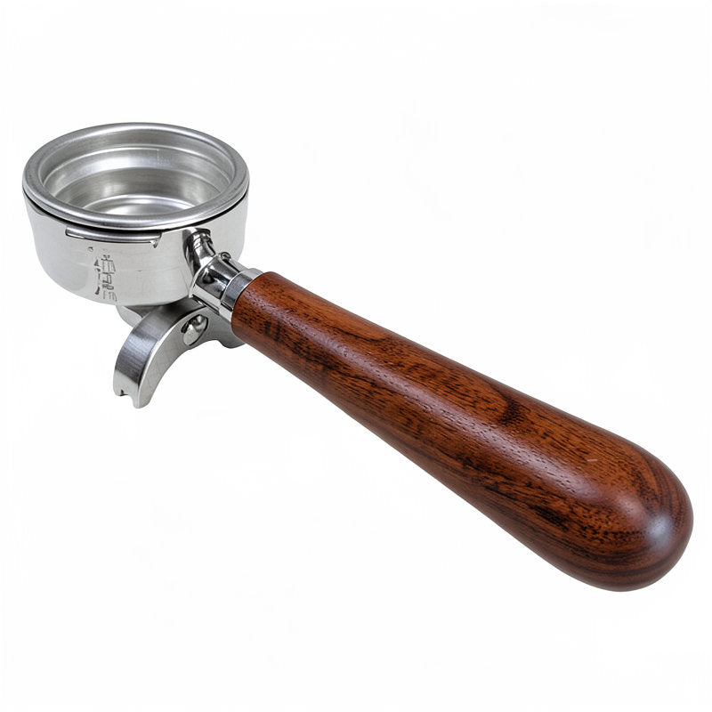 BRASILIA BE 2 CUPS FILTERHOLDER WITH WOODY HANDLE WITH 14/16G FILTER