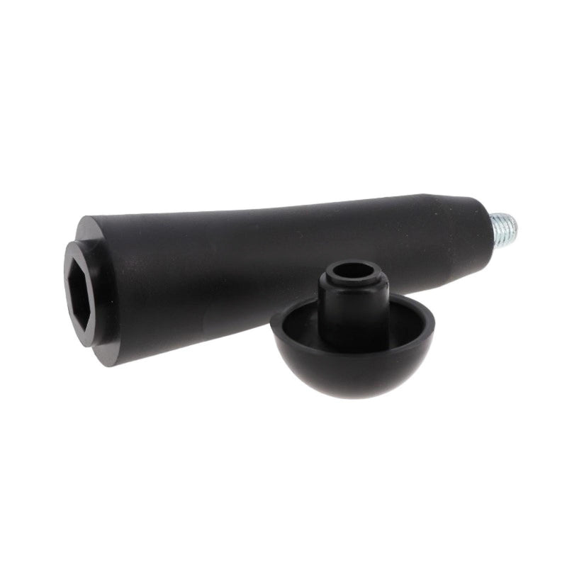 SOFT TOUCH FILTERHOLDER HANDLE TORPEDO M10 WITH BLACK SHINY PLUG