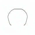 FILTER SPRING D.1,0 3 SIDES STRAIGHT
