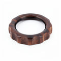 E61 VALVE KNOB WALNUT AND CHROME 7 X 7MM