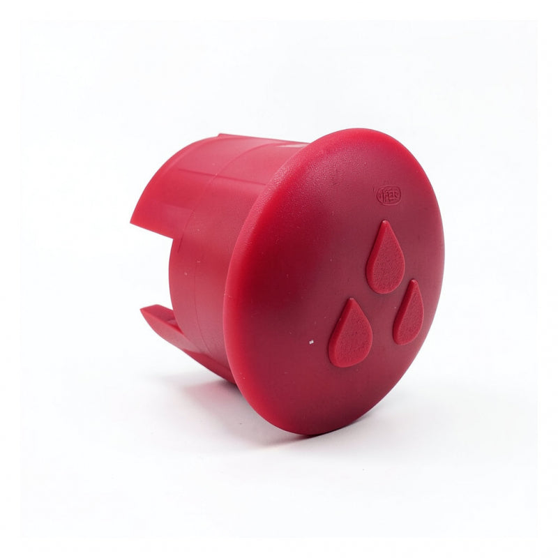 RED WATER KNOB LID