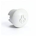 WHITE STEAM KNOB LID