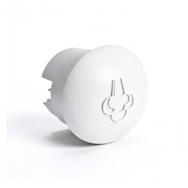 WHITE STEAM KNOB LID