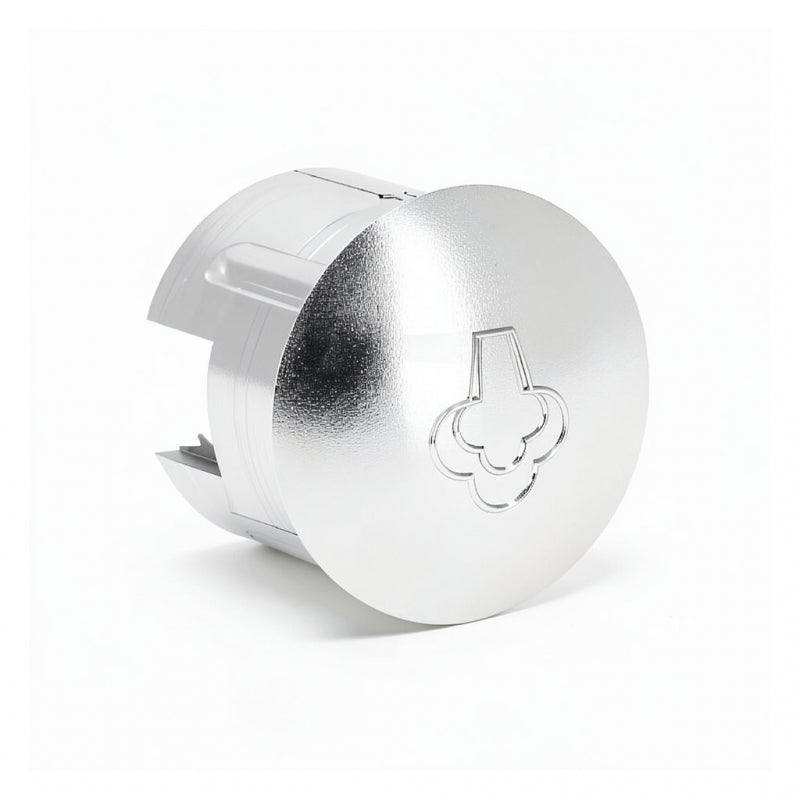 CHROME STEAM KNOB LID
