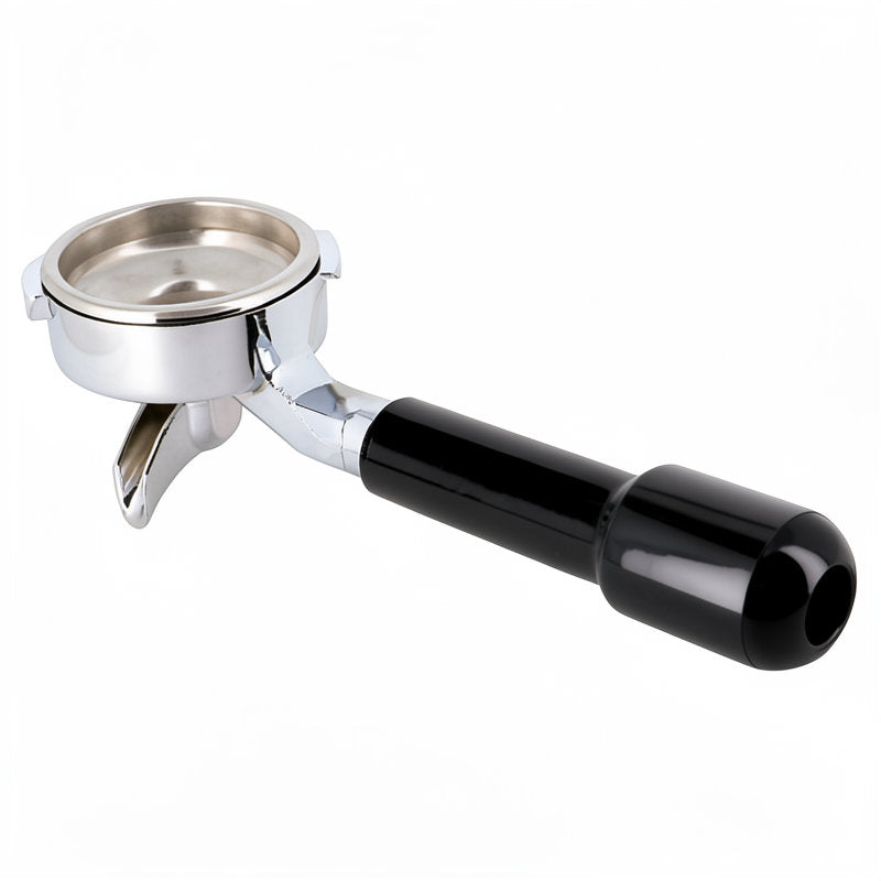 GAGGIA FILTERHOLDER WITH BLACK HANDLE, SHORT SPOUT 1CUP OPEN