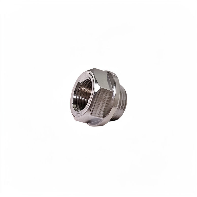 DEEP CHROMED PRESSURE GAUGE FITTING 1/8F - M12 X 1