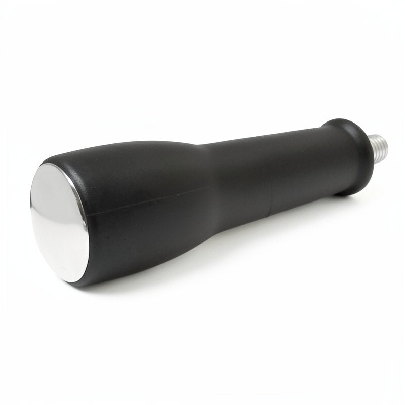BLACK KNOB LEVER WITH CHROME PLUG