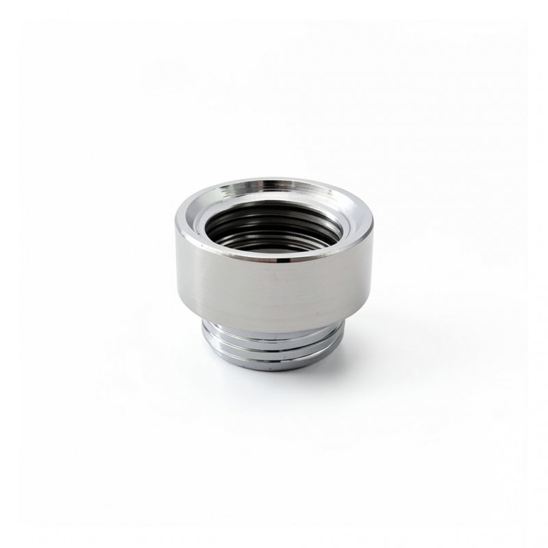 SINGLE/DOUBLE CUPS 3/8 3/8 SPOUT CHROME EXTENSION L.9MM