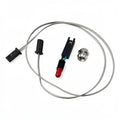 CABLE WITH RED LED LAMP L.500MM
