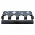 WEGA SPHERA PUSH BUTTON PANEL FRONT BLACK COVER