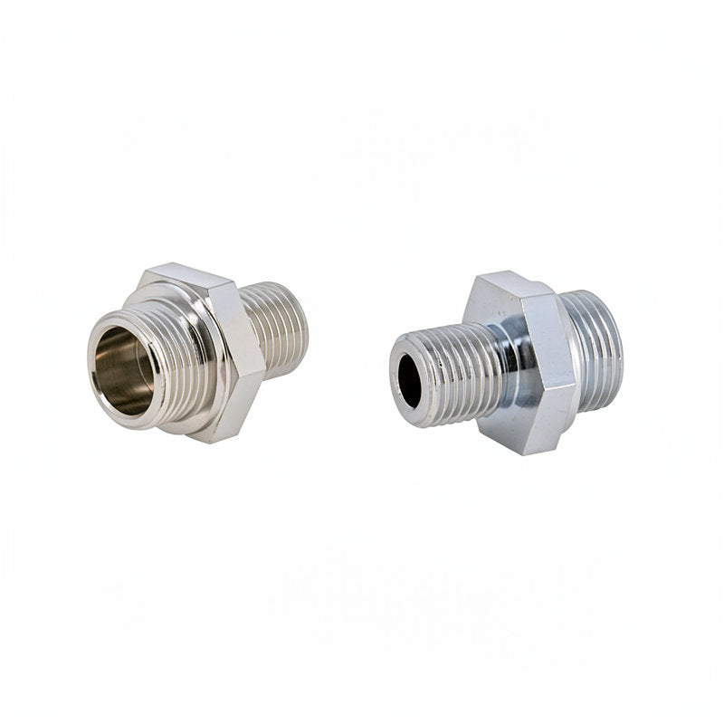 NIPPLES 1/4M 3/8M L.35MM CHROMED