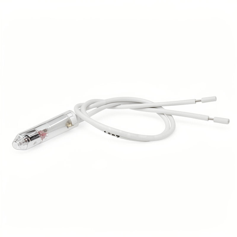 WHITE PILOT LIGHT 230V WITH CABLE L.25CM