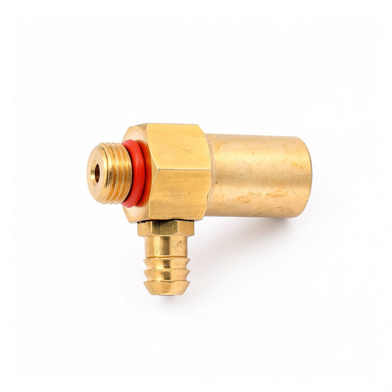 NON RETURN VALVE WITH DEAREATION, 1/8M 1/8F, HOSE HOLDER D.7