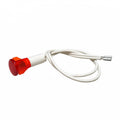 NEON RED PILOT 240V D13.5MM WITH CABLE L.200MM