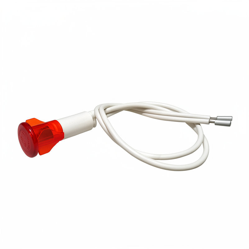NEON RED PILOT 240V D13.5MM WITH CABLE L.200MM