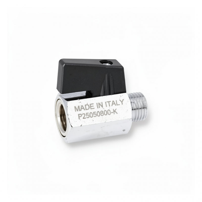 BALL VALVE 1/4M X 1/4F HOLE D.6.2MM