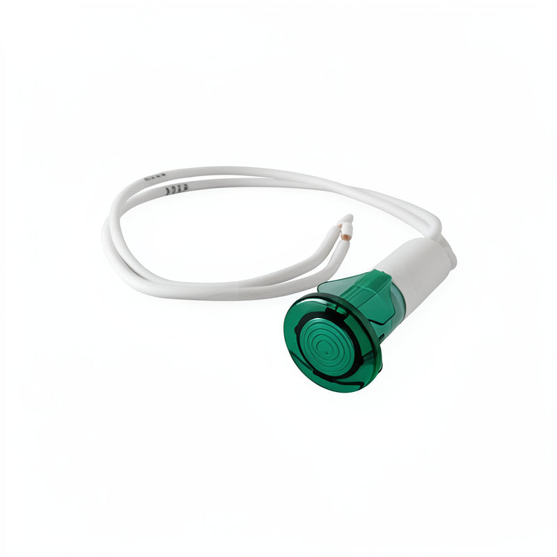 FLUORESCENT GREEN PILOT 240V WITH CABLE L=200MM