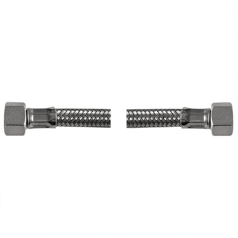 BRAIDED HOSE 35CM 3/8FF CONICAL BASE