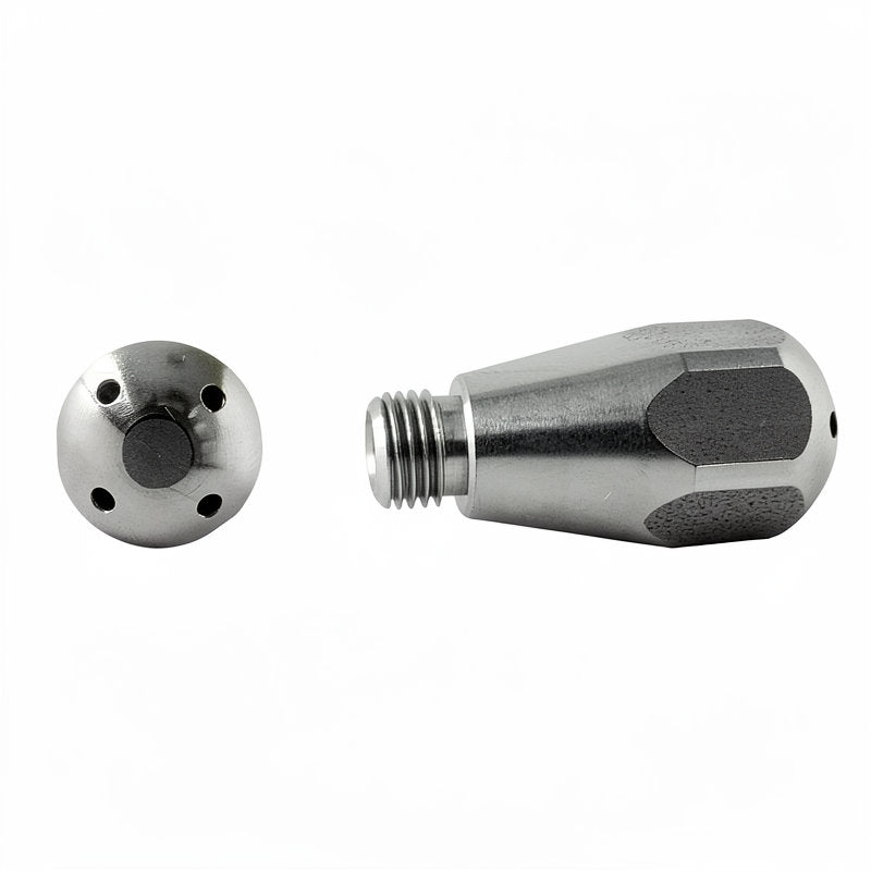 S/S STEAMNOZZLE HEXAGON 4 HOLES D. 1.4MM