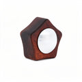 STEAM VALVE KNOB WITH CHROME PLUG - WALNUT