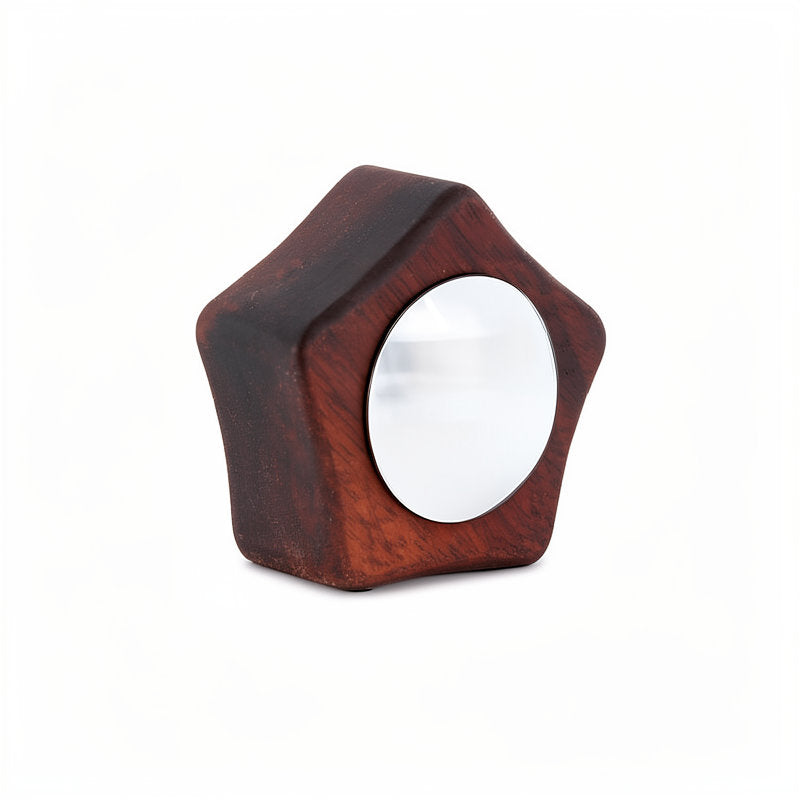 STEAM VALVE KNOB WITH CHROME PLUG - WALNUT