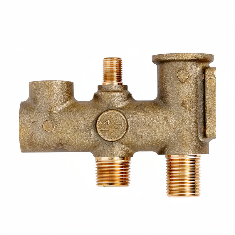 INLET VALVE BODY 1/8 FLAT PRESSURE GAUGE FITING, WITH NON RETURN VALVE