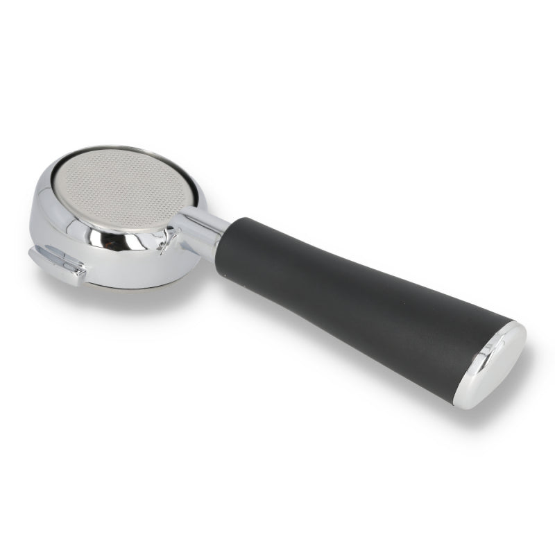 BOTTOMLESS FILTERHOLDER WITH TOP HANDLE AND CHROME PLUG