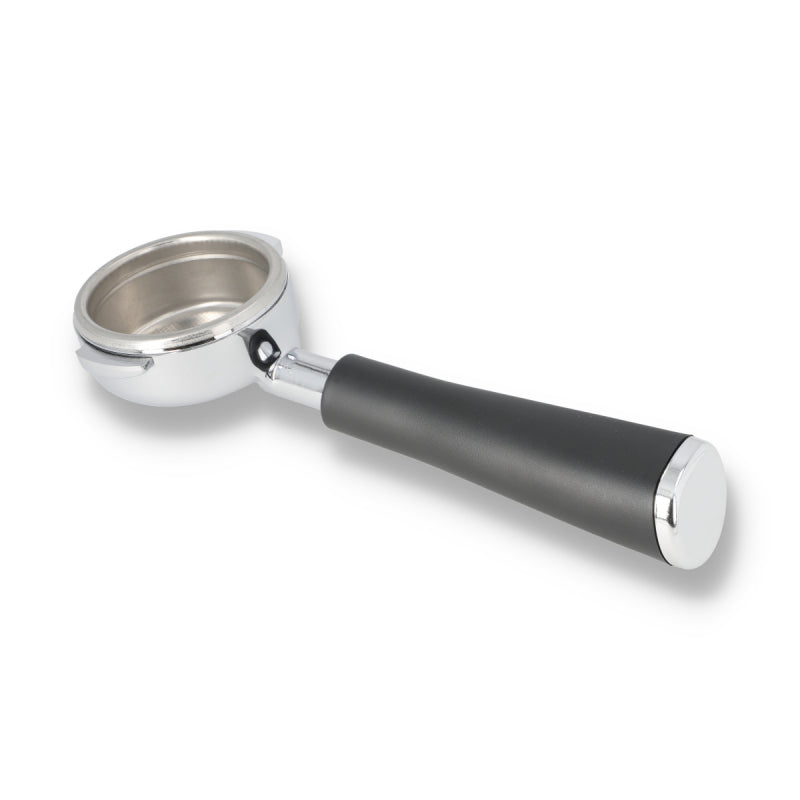 BOTTOMLESS FILTERHOLDER WITH TOP HANDLE AND CHROME PLUG