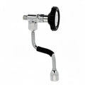 K4 HOT WATER VALVE WITH TUBE AND BLACK AND CHROME KNOB