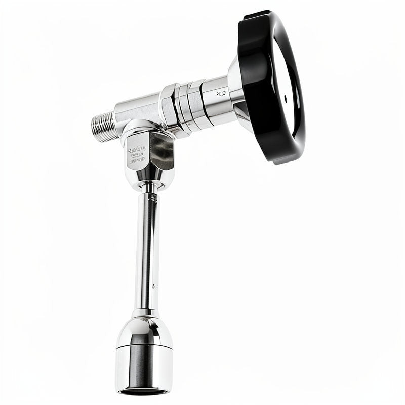 K4 HOT WATER VALVE WITH TUBE AND BLACK AND CHROME KNOB