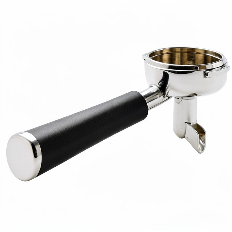 COMPATIBLE FILTERHOLDER WITH TOP HANDLE AND CHROMED CAP, 1 CUP SPOUT