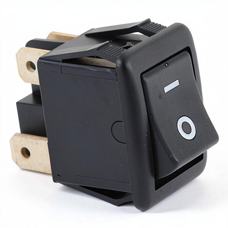 CIMBALI 2 POLE BLACK ROCKER SWITCH 16A 250V