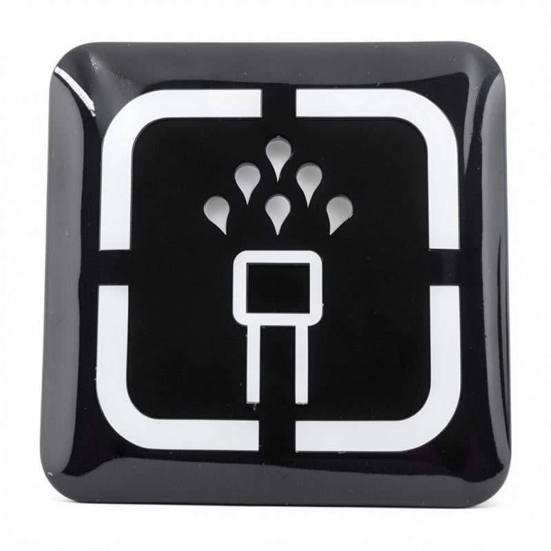 CONTI HOT WATER BUTTON STICKER