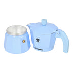 PEZZETTI ITALEXPRESS ALUMINIUM MOKA POT - 3 CUP PASTEL LIGHT BLUE