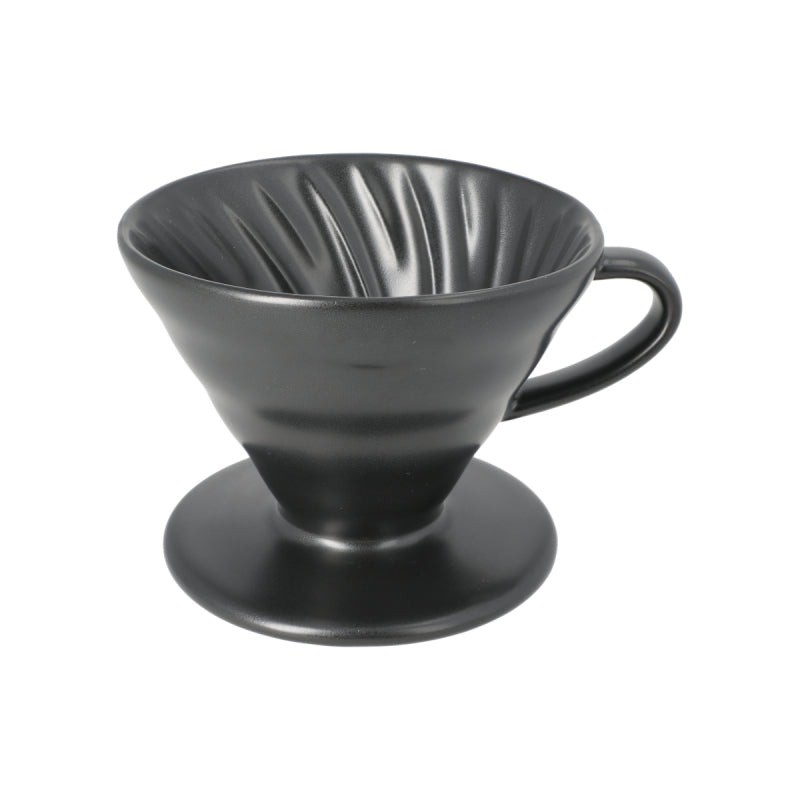 HARIO COFFEE DRIPPER V60 02 CERAMIC MATTE BLACK