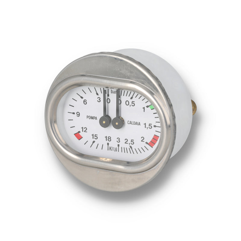 FIORENZATO FENICE DUAL PRESSURE GAUGE 63MM