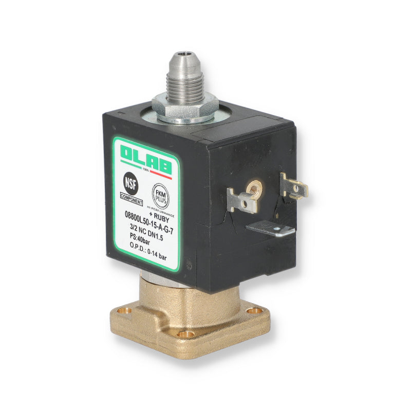 OLAB 3 WAY GRP SOLENOID VALVE 230V 1.5MM RUBY 9W
