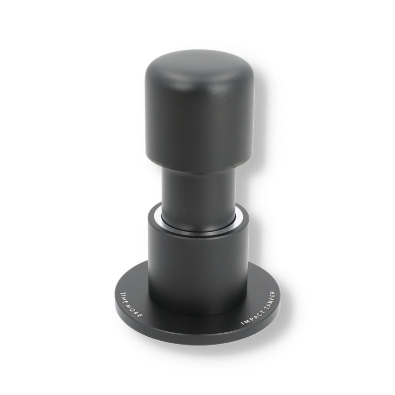 TIMEMORE IMPULSE IMPACT TAMPER 58.4MM FLAT BASE BLACK