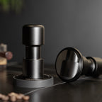 TIMEMORE IMPULSE IMPACT TAMPER 58.4MM FLAT BASE BLACK