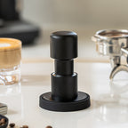 TIMEMORE IMPULSE IMPACT TAMPER 58.4MM FLAT BASE BLACK
