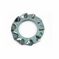 ZINC-PLATED M4 TOOTHED WASHER DIN6798A