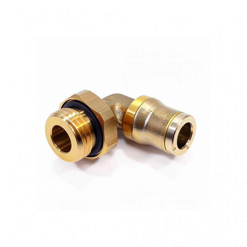 FIAMMA NICKEL-PLATED L FITTING G1/4 - 6 PIPE
