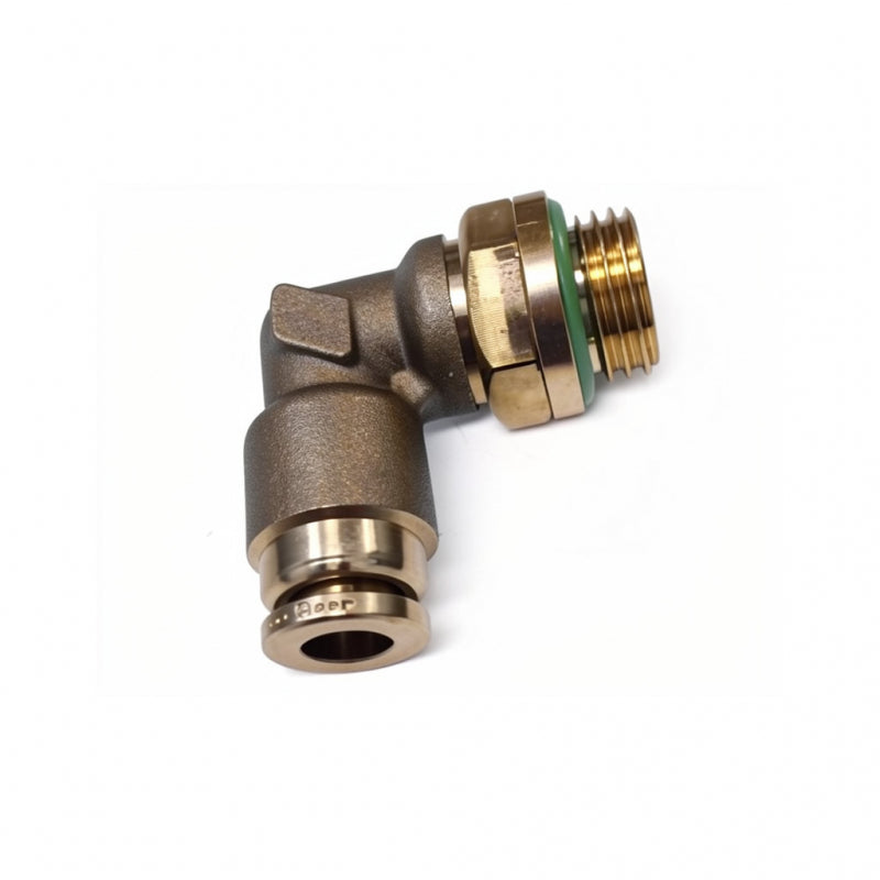 FIAMMA NICKEL-PLATED L FITTING G1/4 - 6 PIPE